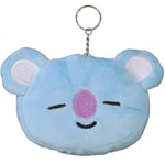 Concept One Women's Bt21 Line Friends Small Coin Purse Wallet with Keychain KOYA Key Chain, One Size