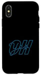 Coque pour iPhone X/XS Bleu Oh Yes! Graphique couleur bleue