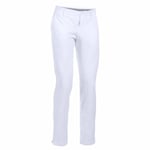 Under Armour Links Womens White Golf Pants - Size 6 UK