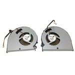 RTDPART OEM Laptop 15W 15X CPU GPU FAN For Gigabyte For AERO 14 P64W AERO 15 15W 15X New Non-original