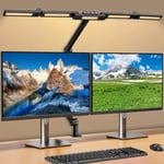 Lampe de Bureau, 24W 82cm LED Lampes de Bureau Puissante Pliable à Pince Lampe LED avec Variateur Automatique, Protection Yeux Ecran pc pour Design Lecture Architecte