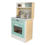 DEQUBE - Cuisine Jouet en Bois, Multicolore, Grande (913D00012)