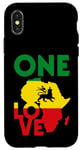 Coque pour iPhone X/XS Un amour avec le drapeau de l'Éthiopie en Afrique, carte Ethiopian Pride