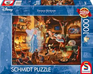 Schmidt Spiele 57526 Thomas Kinkade, Disney, Pinocchio de Geppetto, Puzzle 1000 pièces, coloré, Taille Unique