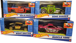 Mattel Hot Wheels Pull Back Speeder Cars 1:43 - SUPER SET (FULL SET OF X4)