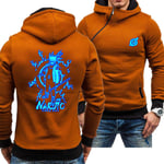 Hoodie Men's Sweatshirt Jacket Pullover - 3D Uzumaki Naruto Print Baseball Uniform Unisex Hooded Tops Long Sleeve Casual Spring and Autumn Sweater Jacket - Youth Gift ，Camel，M