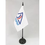 AZ FLAG Drapeau de Table Nouvelle-Calédonie Province Sud 15x10cm - Petit Drapeaux DE Bureau néo-calédonien 10 x 15 cm