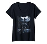 Womens Batman: Arkham Origins Bat Armor V-Neck T-Shirt