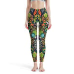 WellWellWell Mandala Pantalon de yoga pour femme, legging taille haute, Pilates, yoga blanc M