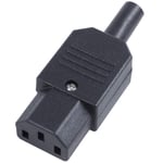 Noblik Transformer IEC 320 C 13 female power socket AC 250 V 10 A Black