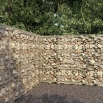 Maison Chic - Mur en gabion Clôture de gabion avec couvercle Acier galvanisé 300 x 50 x 200 cm 69293