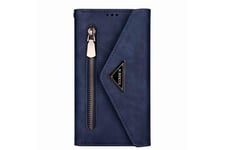 OEM Coque et étui téléphone mobile Oem Etui en cuir antichoc avec dragonne pour samsung galaxy note 8 - bleu