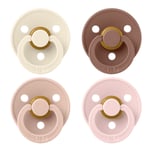 BIBS® Colour Blush Nikkers 4 stk. 6-18 mnd. i Ivory, , Woodchuck, Blossom