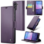 Samsung Galaxy S23 Fe      Pu Wallet Case    [Purple]