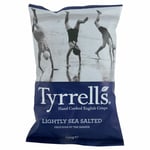 Tyrrells Hand Cooked English Crisps - Lightly Sea Salted (150g) - Pack of 2