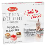 Turkish delight med ros pistage och hasselnöt