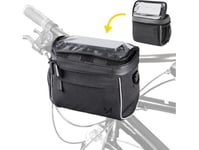 Triton Wozinsky Bicycle Handlebar Bag Bike Shoulder Bag Juodas (Wbhbb-01)