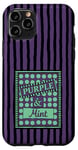 iPhone 11 Pro Purple and mint modern maximalist Case