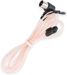 Fm Antenne Radio Fm Antenne Intérieure Rose Fm Antenne Type T F Plug Adapter 2M Compatible Avec Récepteur Stéréo Amplificateur Domestique Autoradio