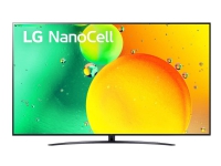 LG 75NANO763QA - 75 Diagonalklasse LED-bakgrunnsbelyst LCD TV - Smart TV - webOS, ThinQ AI - 4K UHD (2160p) 3840 x 2160 - HDR - Nano Cell Display, Direct LED
