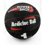 POWERSHOT Medecine Ball Pro Grip - Poids au Choix - Nouvelle médecine Ball avec des Picots ! (1 KG)
