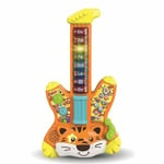 VTech - Ma Guitare Électrique Jungle Rock, Instrument de Musique Enfant, Guitare Interactive Tigre, Jeu d'Éveil Musical, Jouet Lumineux, Cadeau Enfant 2 Ans - Contenu en Français