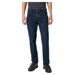 Wrangler Men's Greensboro I Jeans, Dark Navy Blue, 40W / 30L