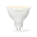 Nedis LED-lampa GU5.3 | Spot | 5.8 W | 450 lm | 2700 K | Varm Vit | Tydlig | Antal lampor i förpackning: 1 st