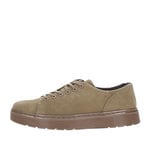 DR MARTENS Homme 6 Eye Shoe, Dms Olive E H Suede, 43 EU