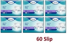 60 TENA SLIP MAXI TAILLE L CARTON PANNES D'INCONTINENCE URINAIRE 6 PAQUETS DE 10