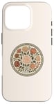 Coque pour iPhone 16 Pro Rose florale botanique, style bohème minimaliste, roses d'amour