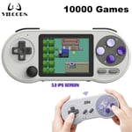 SF2000 Mini Kannettava videopelikonsoli 10000 Retro Games 3,0 tuuman IPS-näytön kädessä pidettävä konsoli Gameboy GBA SNES NES MD:lle