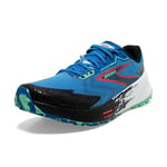 BROOKS Homme Catamount 3 Sneaker, Victoria Blue Black Spring Bud, 46 EU