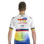 Sportful Total Energies Bomber Short Sleeve Jersey White 3XL Man