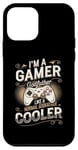 Coque pour iPhone 12 mini Gamer Godfather pour hommes, jeux vidéo amusants, vintage