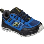 Skechers Boys Fuse Tread Trainer Junior - Blue Leather - Size UK 2