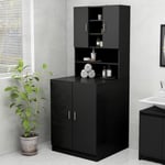 Prolenta Premium - Meuble pour machine à laver Noir - The Living Store