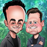 Ant & Dec Birthday Greeting Sound Card By Really Wild Cards