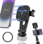 Vrig Mg-03 Trépied Magnétique Pour Téléphone Portable, Support De Trépied Pour Griffe Magsafe Pour Iphone, Rotation À 360 ° Pour Trépieds, Appareils Photo, Support Supplémentaire Pour