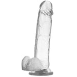 GODE COULEUR & GIRLY Gode transparent avec testicules XRay Cock 17 x 4.5cm XRay