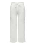 JdY Theis Life WVN Dia Pantalon Large Tissu, Cloud Dancer, L x 32L Femme