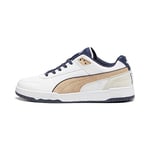 Puma Unisex Adults Rbd Game Low Retro Club Sneakers, Puma White-Club Navy-Prairie Tan, 36 EU