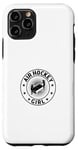 Coque pour iPhone 11 Pro Joueuse de Air Hockey Fille Air Hockey