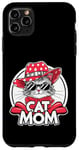 Coque pour iPhone 11 Pro Max Cat Mom Happy Mother's Day For Cat Lovers Family