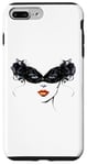 Coque pour iPhone 7 Plus/8 Plus Masque vénitien, joli visage, femme, Venise, Italie