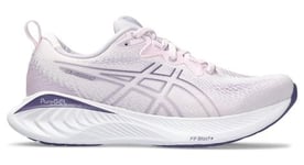 Chaussures de running femme asics gel cumulus 25 violet blanc