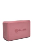 Spiced Berry Block Sport Sports Equipment Yoga Equipment Yoga Blocks And Straps Pink Gaiam