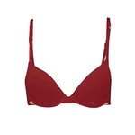 PUMA Women's 604051001 Push Up Bra, Burgundy, A 75