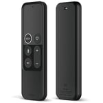 elago R2 Étui Slim Compatible avec Apple TV 4K Siri Remote, Coque de Protection en Silicone, Design Ultra-Fin et Léger (Noir)