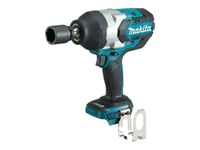 Makita DTW1001Z, Iskuruuvain, Pistoolikahva, 3/4", Musta, Sininen, Harmaa, Harjaton, Ripustinkoukku